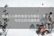 机器人小胖的电话与你聊天：享受无与伦比的沟通体验