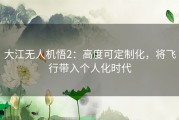 大江无人机悟2：高度可定制化，将飞行带入个人化时代