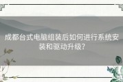 成都台式电脑组装后如何进行系统安装和驱动升级？