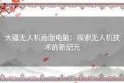 大疆无人机画面电脑：探索无人机技术的新纪元