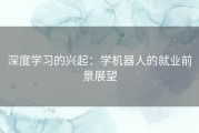 深度学习的兴起：学机器人的就业前景展望