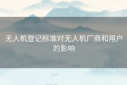 无人机登记标准对无人机厂商和用户的影响