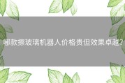 哪款擦玻璃机器人价格贵但效果卓越？