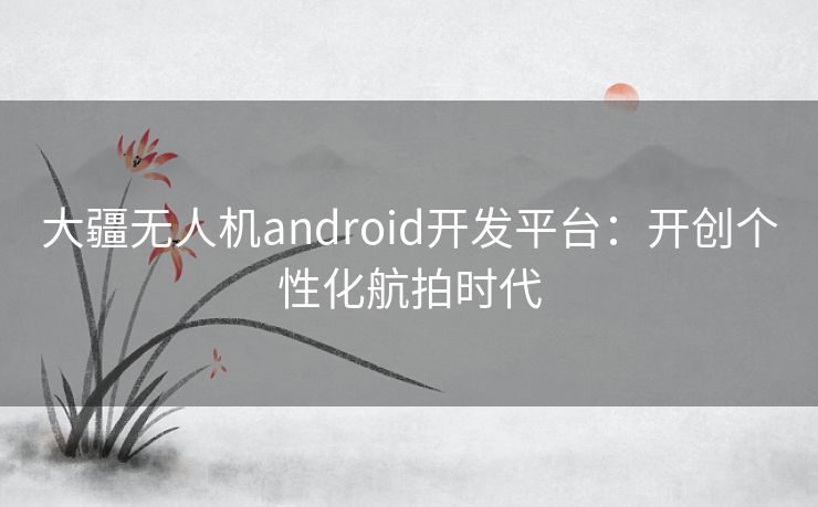 大疆无人机android开发平台：开创个性化航拍时代